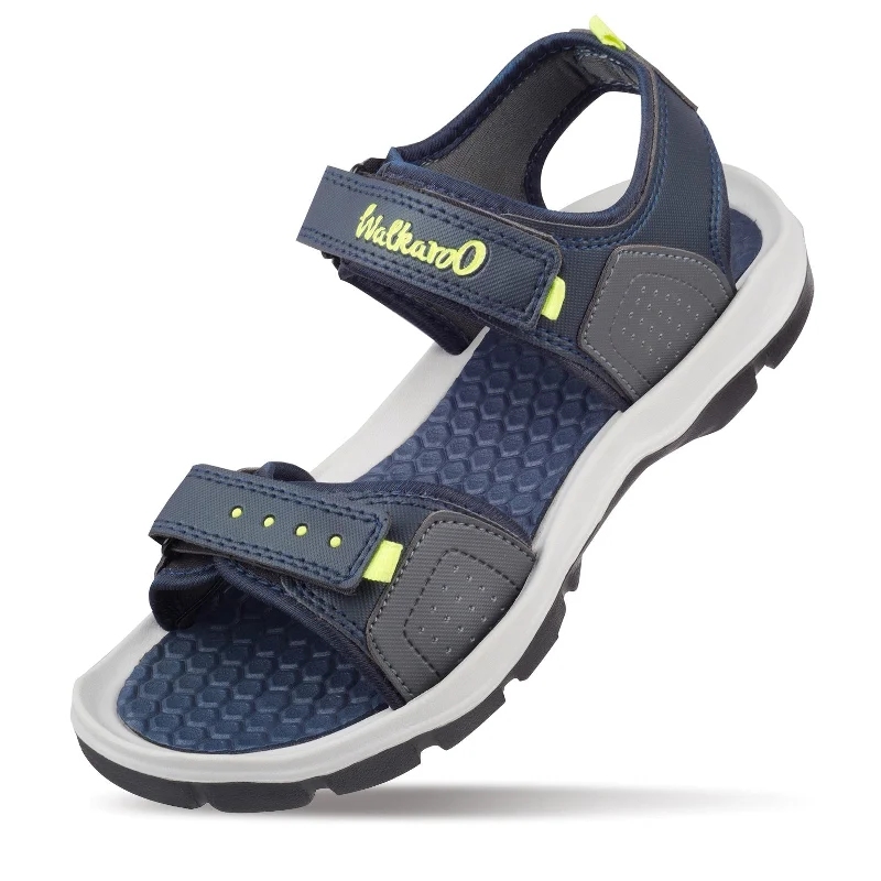 Walkaroo Mens Sandals  - WC4328 Blue Green