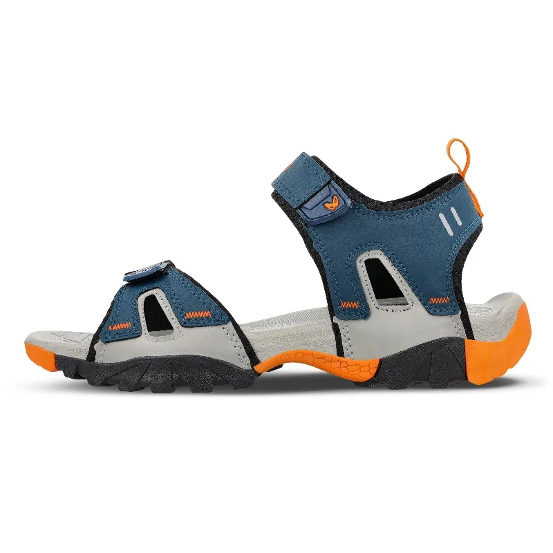 Walkaroo Men Sandals  - WC4426 Blue Orange