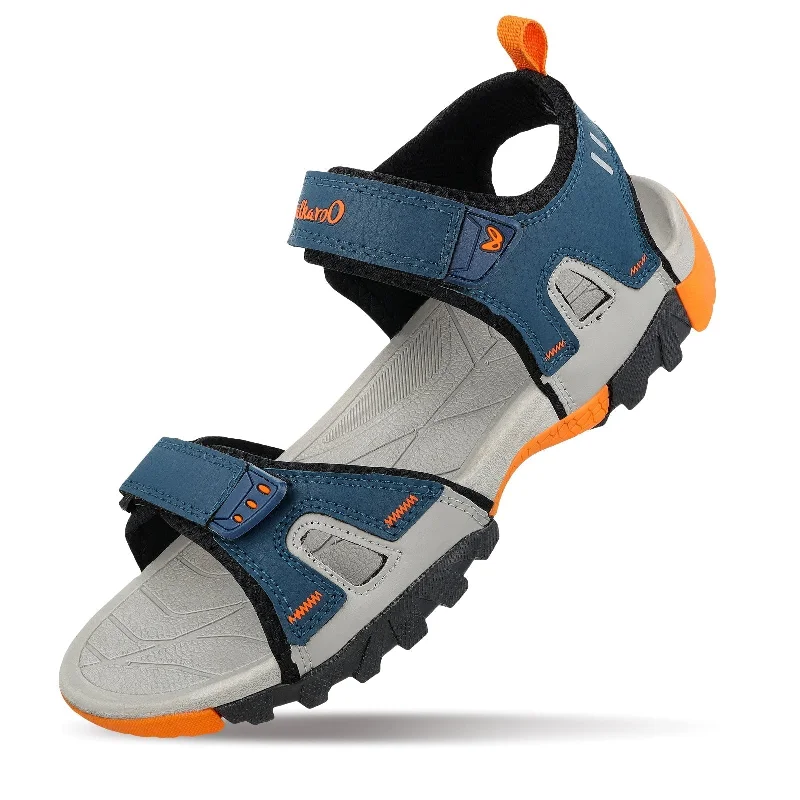 Walkaroo Men Sandals  - WC4426 Blue Orange