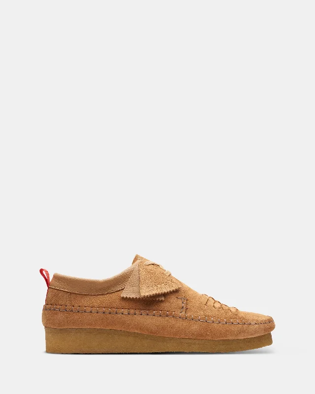 Weaver Weft Light Tan Suede