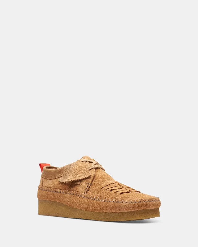 Weaver Weft Light Tan Suede