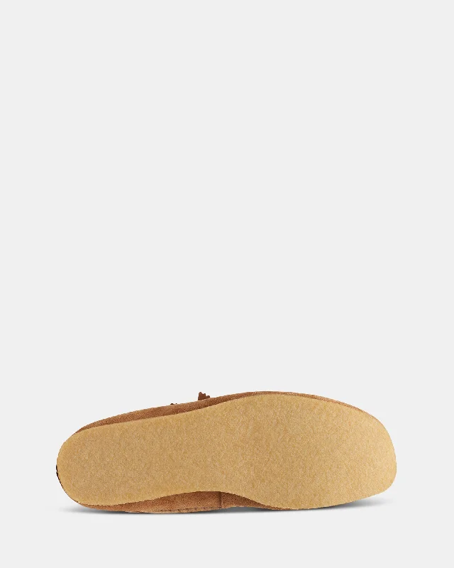 Weaver Weft Light Tan Suede