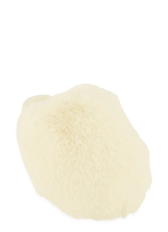 Faux Fur Sherpa Lined Slippers