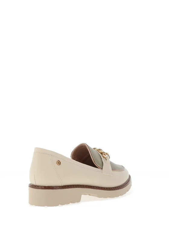 Zanni & Co Daqia Chain Loafers, Robins Egg