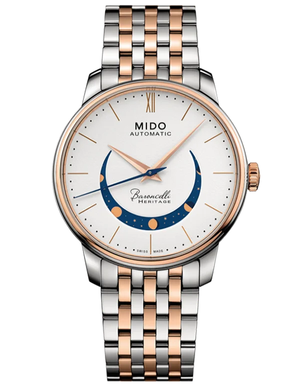 MIDO - Baroncelli Smiling Moon Automatic Men's Watch  - M0274072201001 - 784939