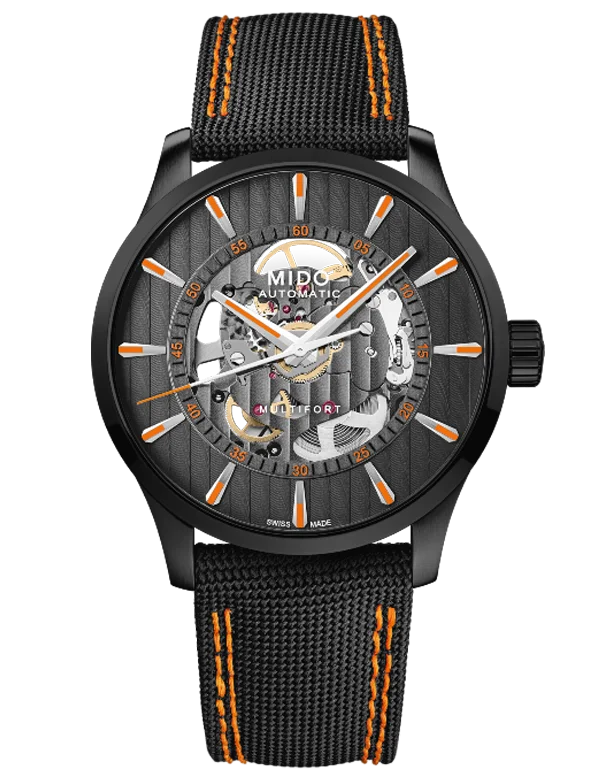 MIDO - Multifort Skeleton Automatic Men's Watch - M0384363705100 - 784938