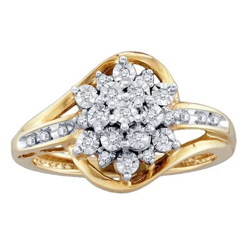 1/14 CTW Diamond Ring in 10KT Yellow Gold