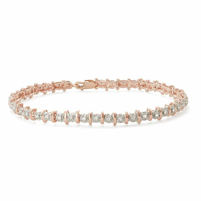 1/2 CTW Diamond 7-inch Tennis Bracelet in 10KT Rose Gold