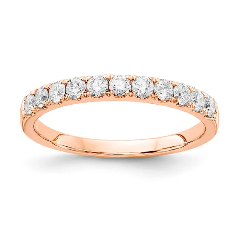 Signature EcoLove 1/2 CTW Lab Grown Diamond Wedding Ring in 14KT Rose Gold