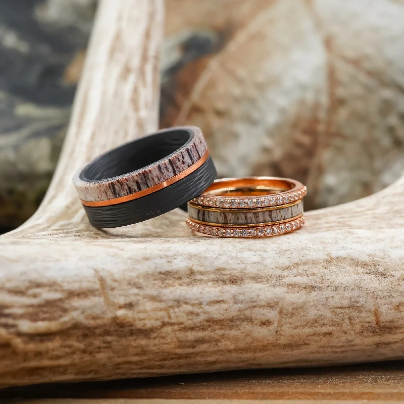 The Rose Gold Kenai Stacker Set